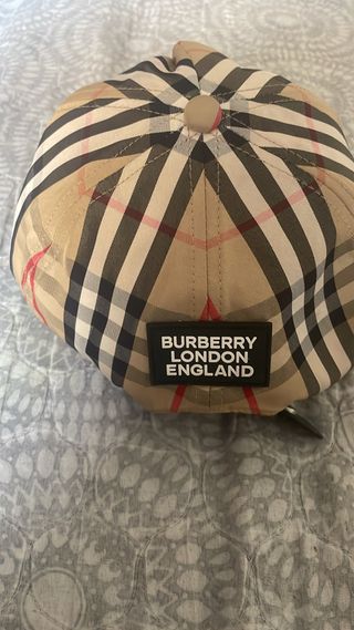Gorra Burbery Clásica Check