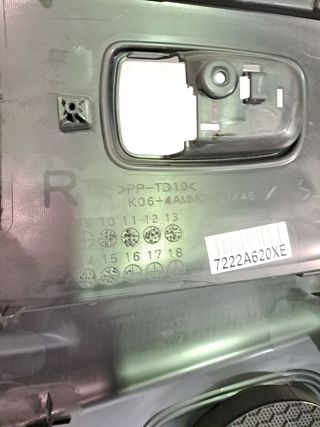 GUARNECIDO PUERTA TRASERA DERECHA MITSUBISHI ASX
