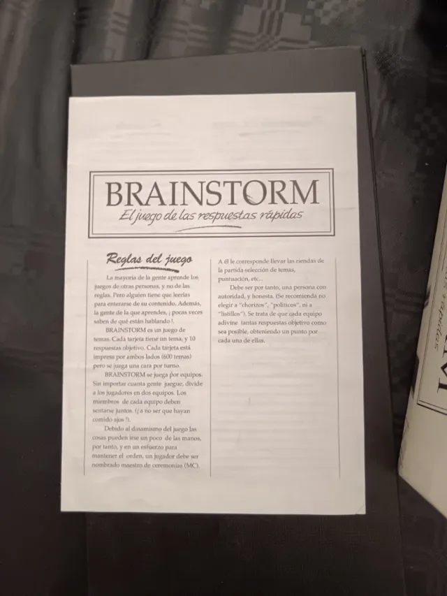 Juego de mesa Brainstorm