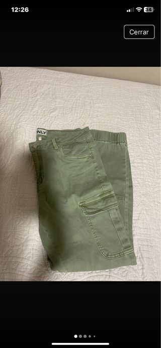 Vaqueros Only verdes mujer