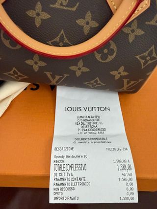 Bolso Louis Vuitton Speedy 20 Bandolera