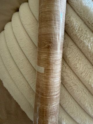 Rollo papel imitación madera