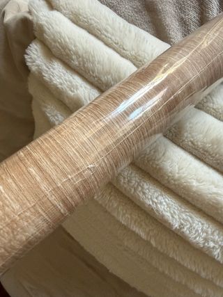 Rollo papel imitación madera