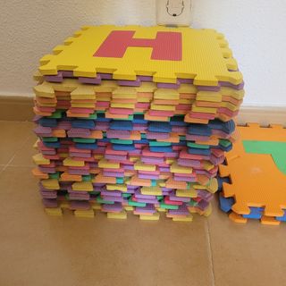Alfombra Puzzle Infantil Colores