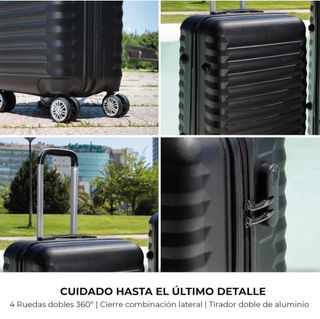 NUMADA Juego Maletas Rígidas 2 Piezas Negro