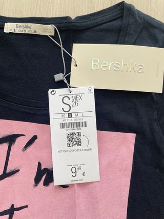 Camiseta Bershka volante