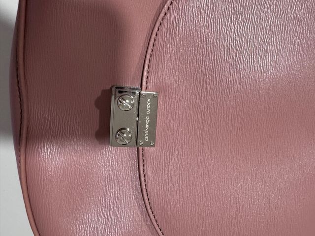 Bolso Adolfo Domínguez Piel Rosa