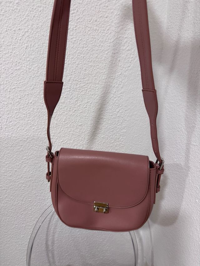 Bolso Adolfo Domínguez Piel Rosa