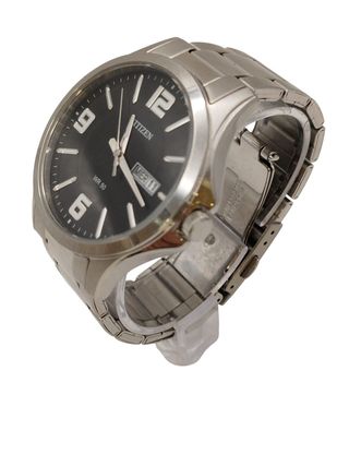 RELOJ DE PULSERA CITIZEN 1502 S097762 CUARZO NEGRO WR50 DÍA/FECHA