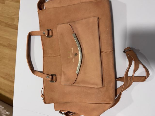 Bolso Adolfo Domínguez Piel Beige