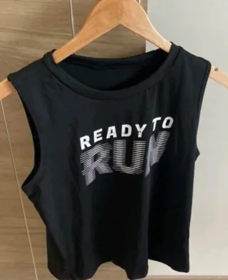 Camiseta sin mangas deportiva Ready to Run