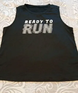 Camiseta sin mangas deportiva Ready to Run