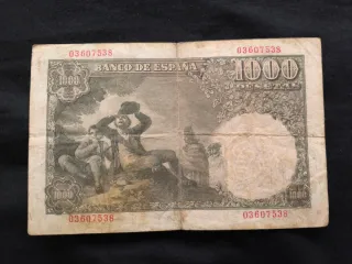 Billete 1000 pesetas Banco de España 1949