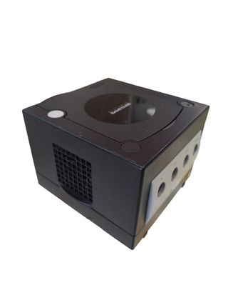 CONSOLA NINTENDO GAMECUBE NEGRA + CABLES + MANDO GENERICO+ MEMORY CARD