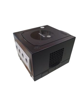 CONSOLA NINTENDO GAMECUBE NEGRA + CABLES + MANDO GENERICO+ MEMORY CARD
