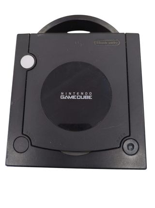 CONSOLA NINTENDO GAMECUBE NEGRA + CABLES + MANDO GENERICO+ MEMORY CARD