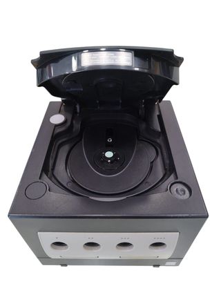 CONSOLA NINTENDO GAMECUBE NEGRA + CABLES + MANDO GENERICO+ MEMORY CARD