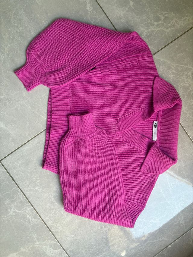 Jersey crop Zara Rosa Talla S