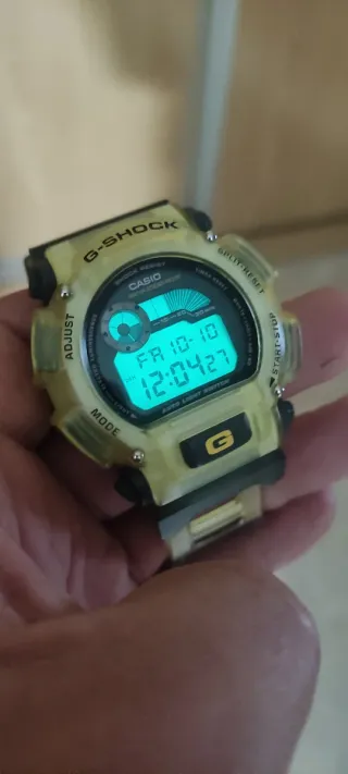 Casio G-Shock Amarillo Transparente