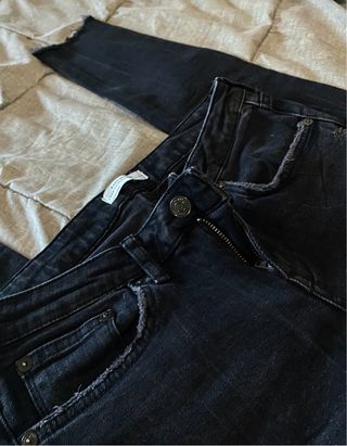 Tejanos nuevos Zara Mujer Negros