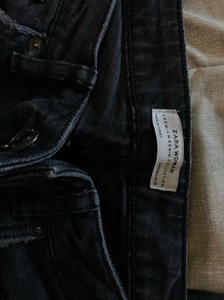 Tejanos nuevos Zara Mujer Negros