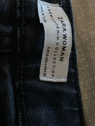 Tejanos nuevos Zara Mujer Negros
