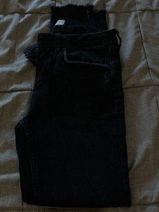 Tejanos nuevos Zara Mujer Negros