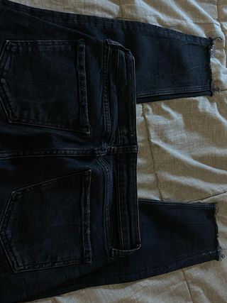 Tejanos nuevos Zara Mujer Negros