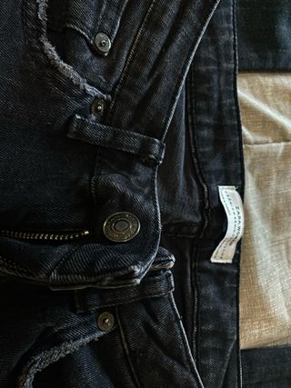 Tejanos nuevos Zara Mujer Negros