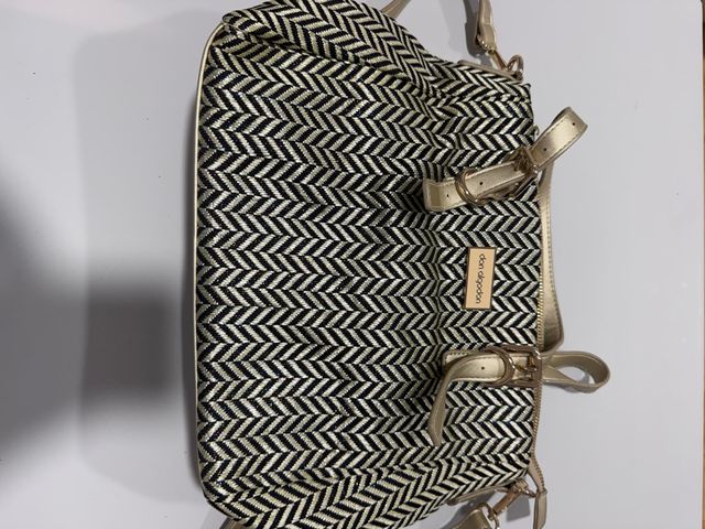 Bolso Don Algodón Negro y Dorado