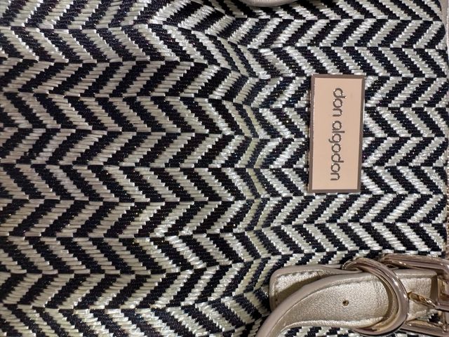 Bolso Don Algodón Negro y Dorado