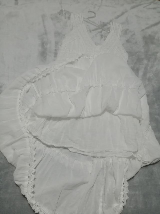Vestido blanco tirantes verano