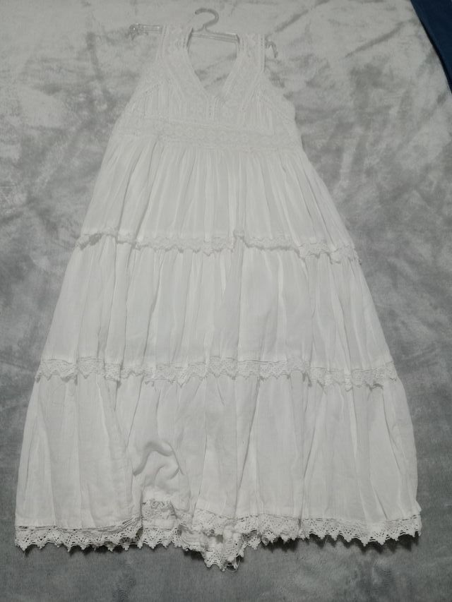 Vestido blanco tirantes verano