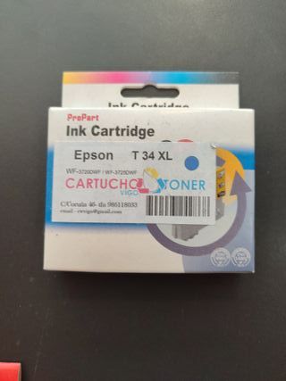Pack 4 Cartuchos Tinta Epson 34XL Compatible
