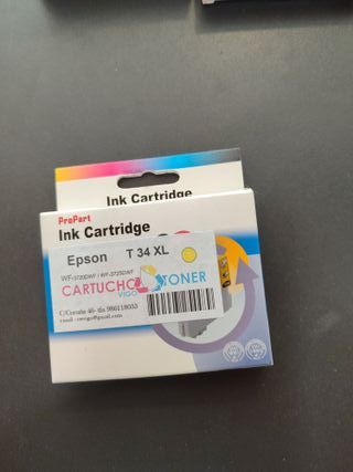 Pack 4 Cartuchos Tinta Epson 34XL Compatible