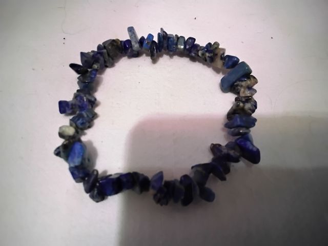 Pulsera de piedras azules