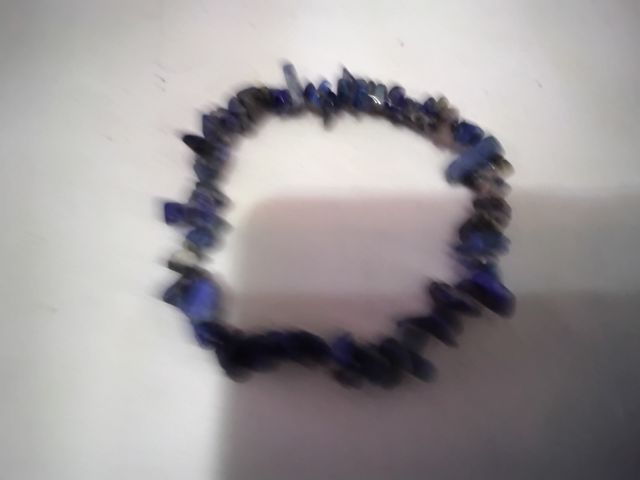 Pulsera de piedras azules