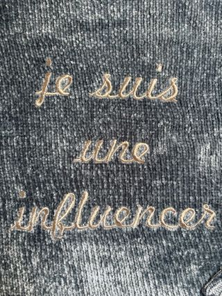 Jersey chenilla Sfera Je suis une influencer