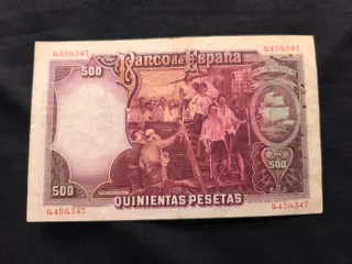 Billete 500 pesetas Banco de España 1947
