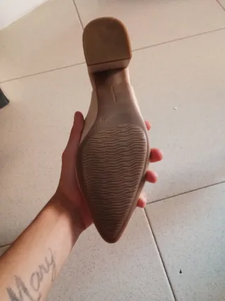 Tacones Barminton Beige Talla 38
