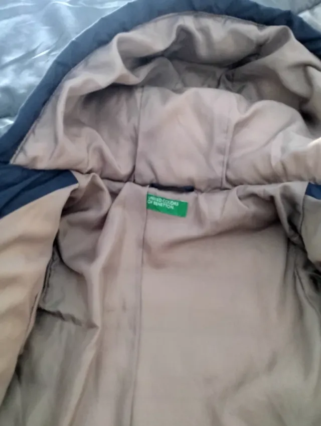 Piumino Benetton bambino taglia 5/6 anni 