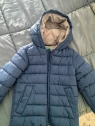 Piumino Benetton bambino taglia 5/6 anni