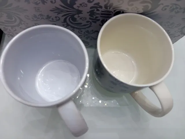 Juego de 2 tazas de cerámica