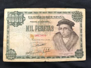 Billete 1000 pesetas Banco de España 1946