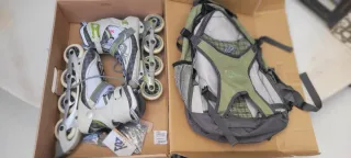 Patines en línea mujer con mochila a juego