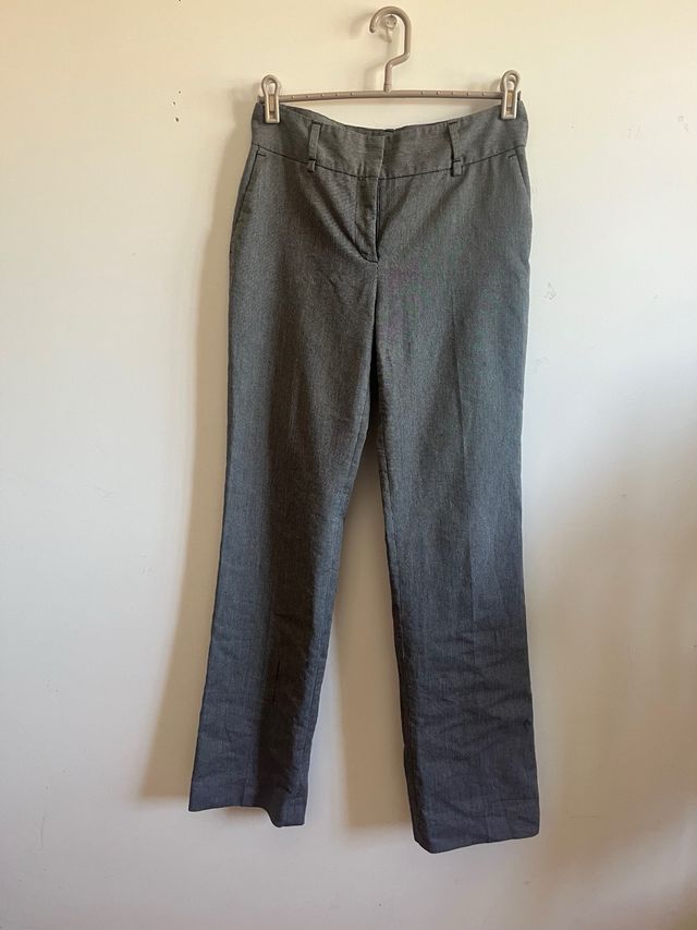 Pantalón de vestir Zara gris