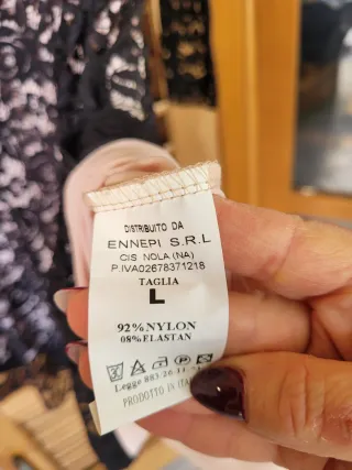 Vestito donna Zuiki in pizzo nero