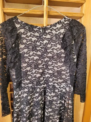 Vestito donna Zuiki in pizzo nero