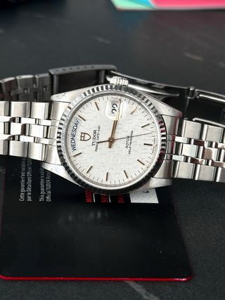 Tudor Prince Oysterdate 76213 Linen Dial