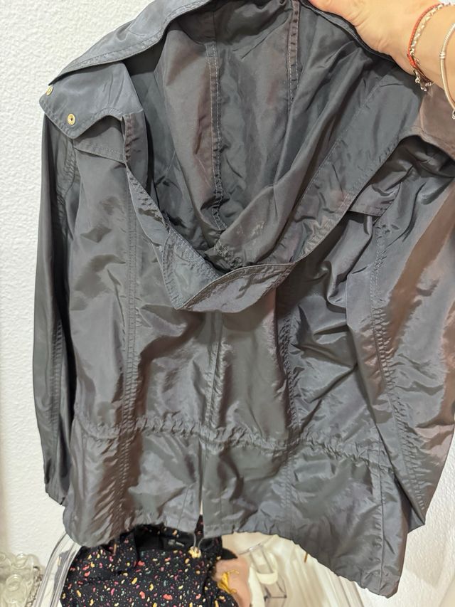 Chaqueta Massimo Dutti Negra y Naranja